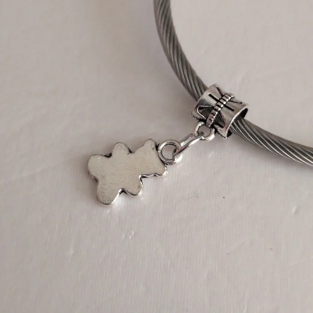 Silver‎ Bear Dangle Charm for Pandora Style Bracelet